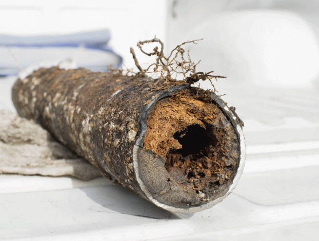 sewer pipe replacement needed